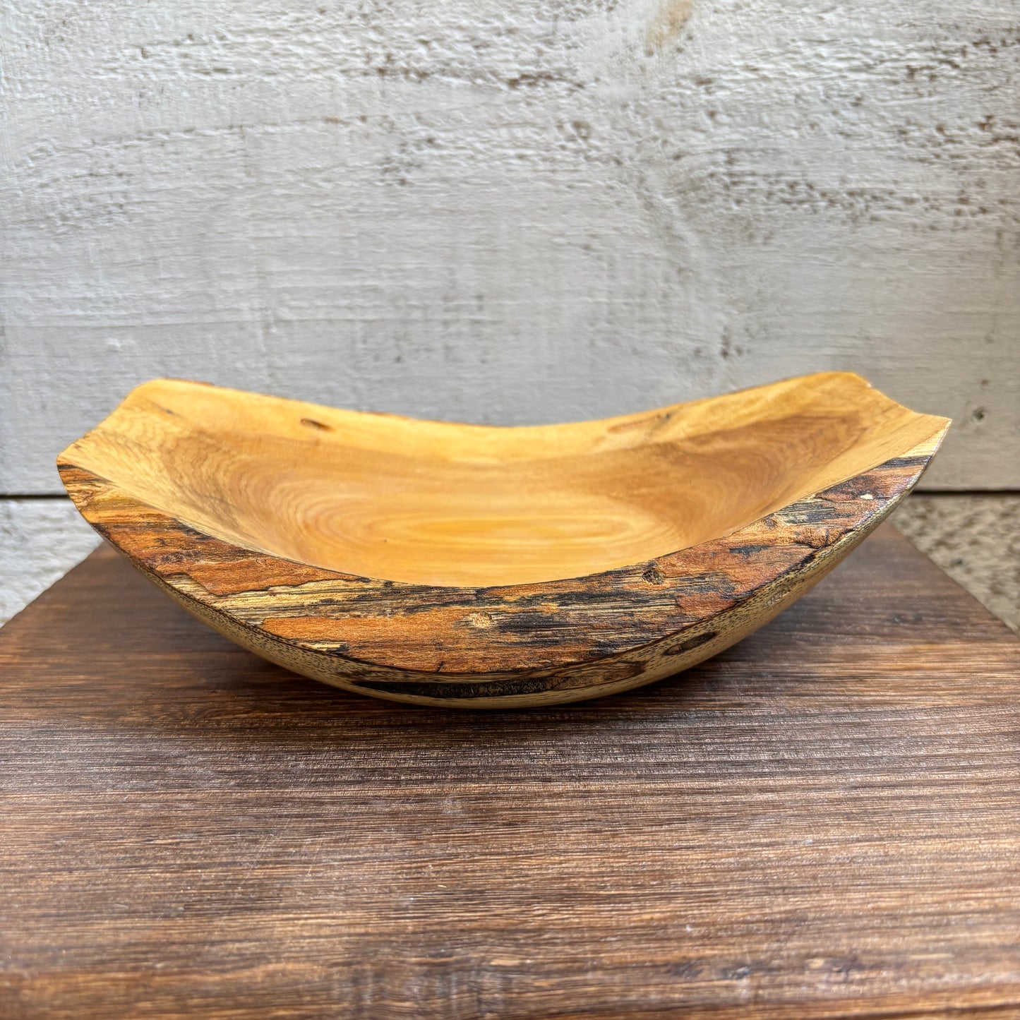 Wooden Boat Shape Tray