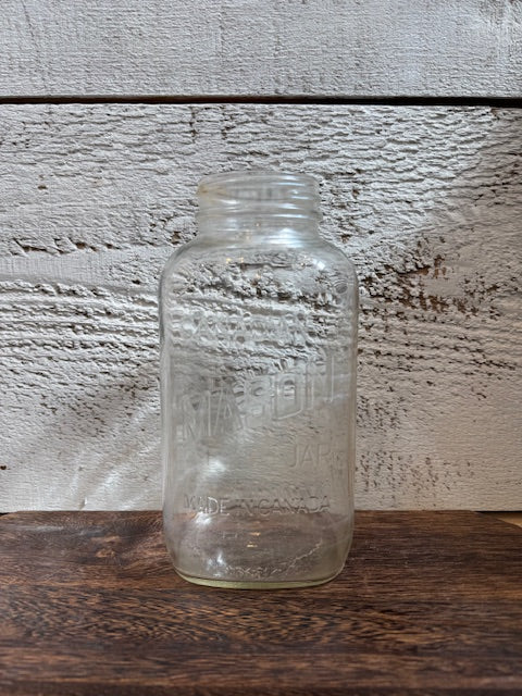 Vintage Canadian Mason Jar