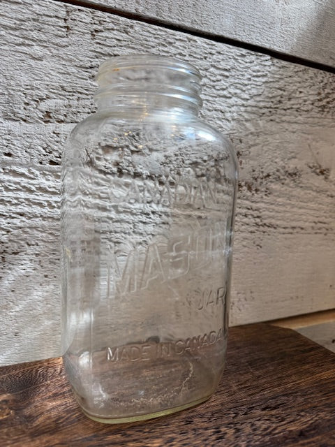 Vintage Canadian Mason Jar