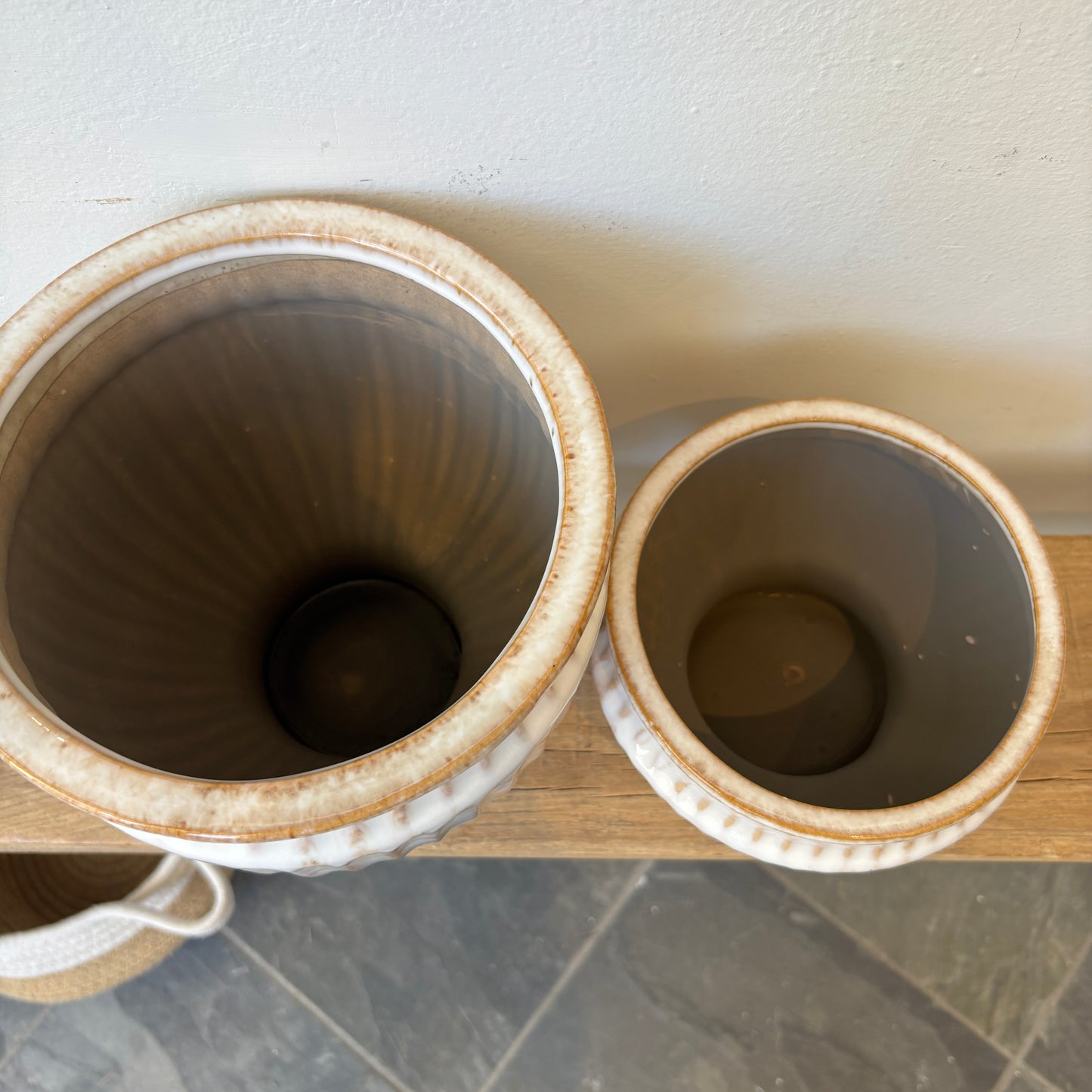 Ceramic Urn w/ Antique Finish