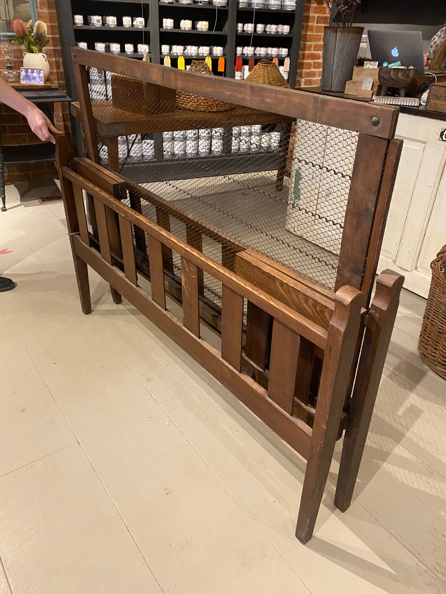 Antique Folding Crib