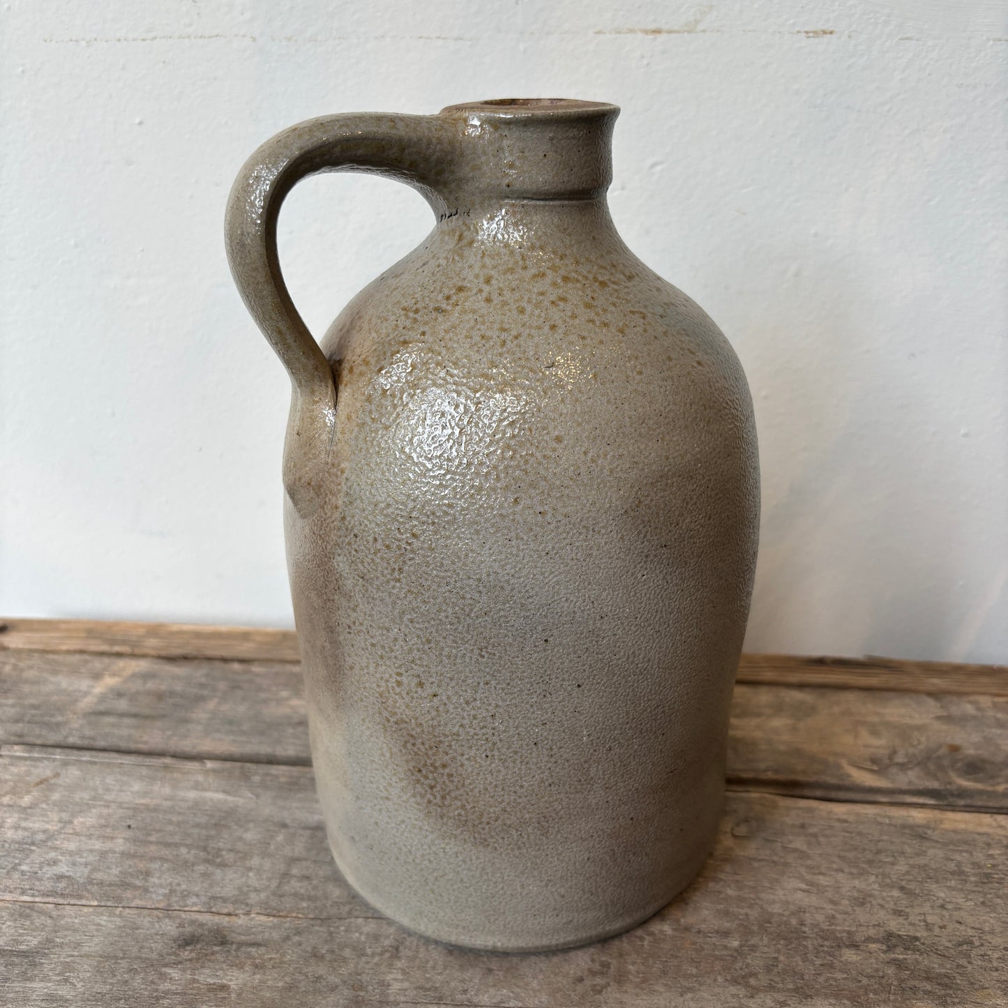 Vintage Taupe Finger Loop Jug