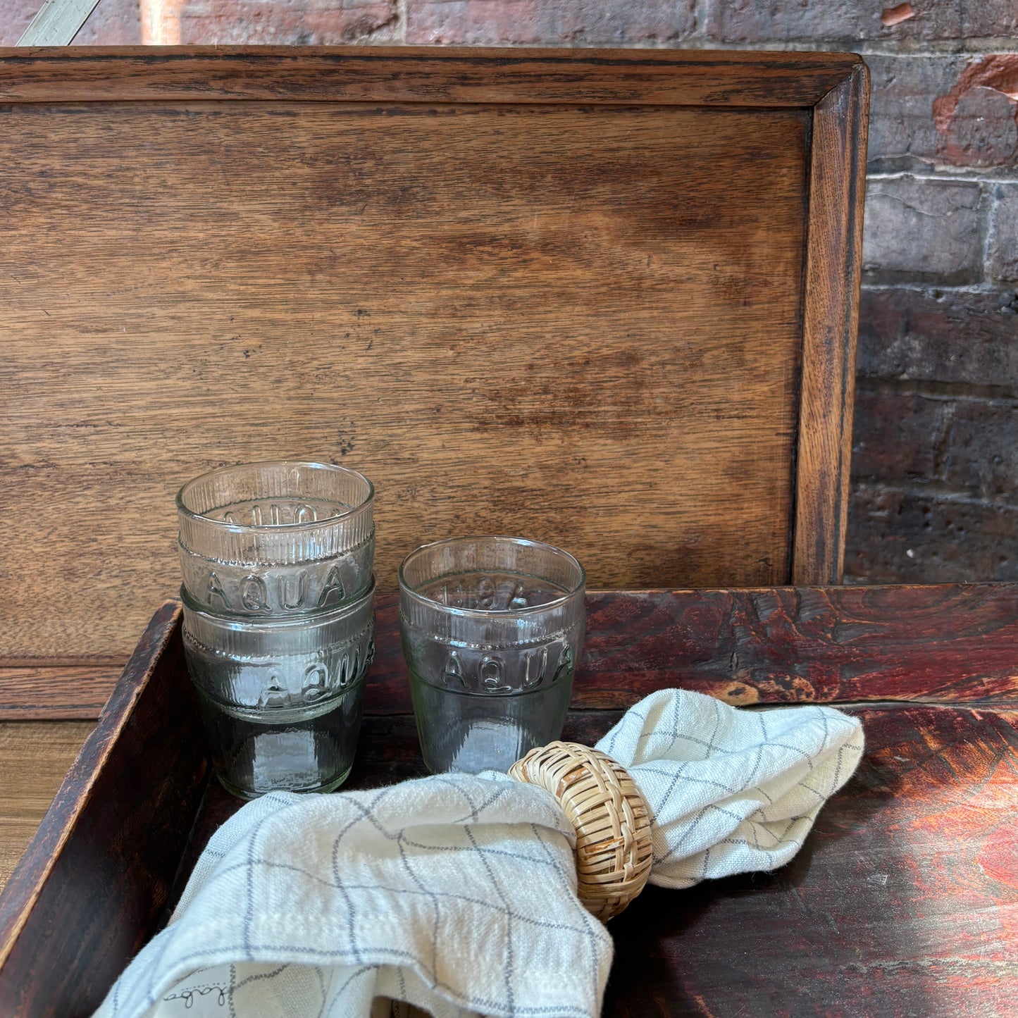 Vintage Wood Tray