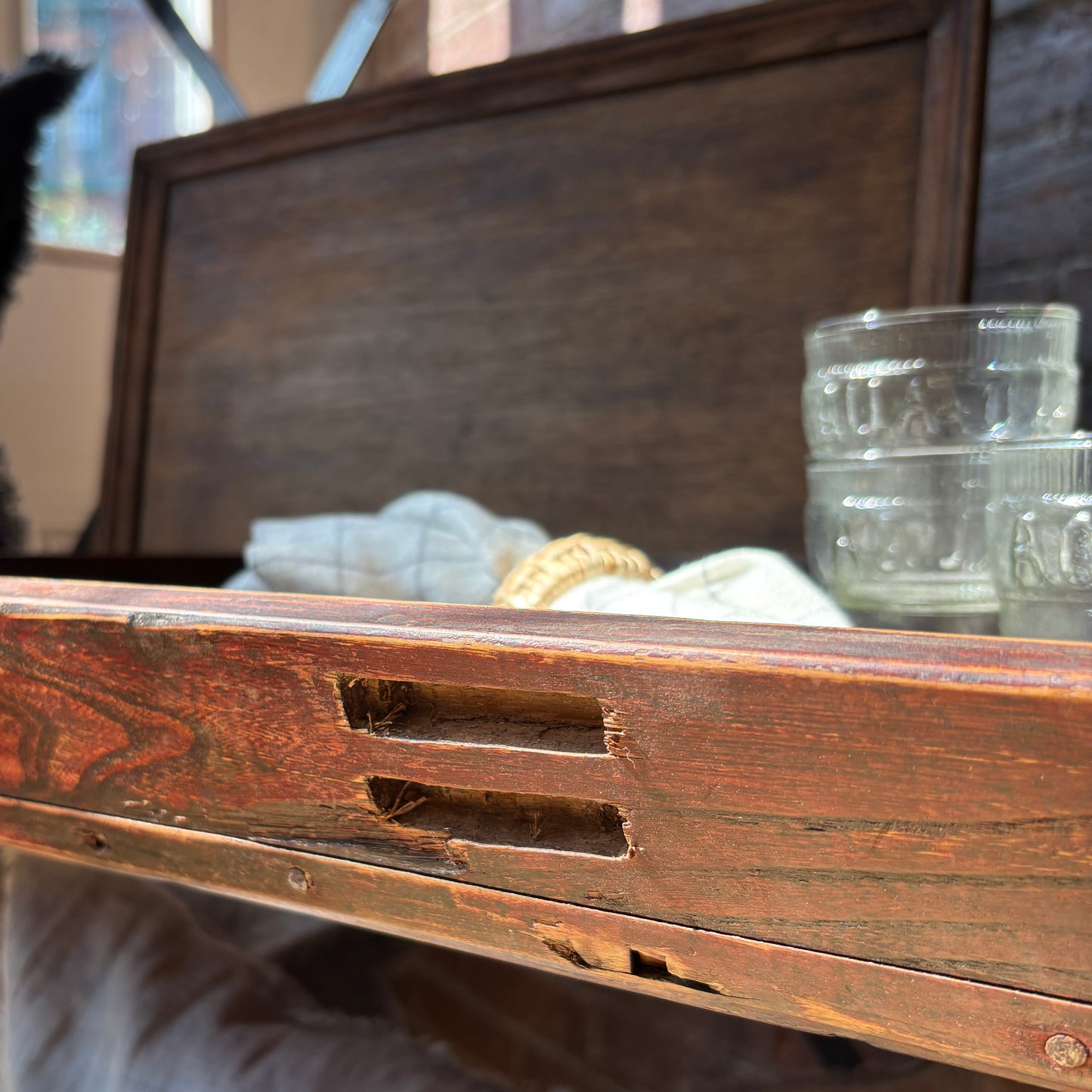 Vintage Wood Tray