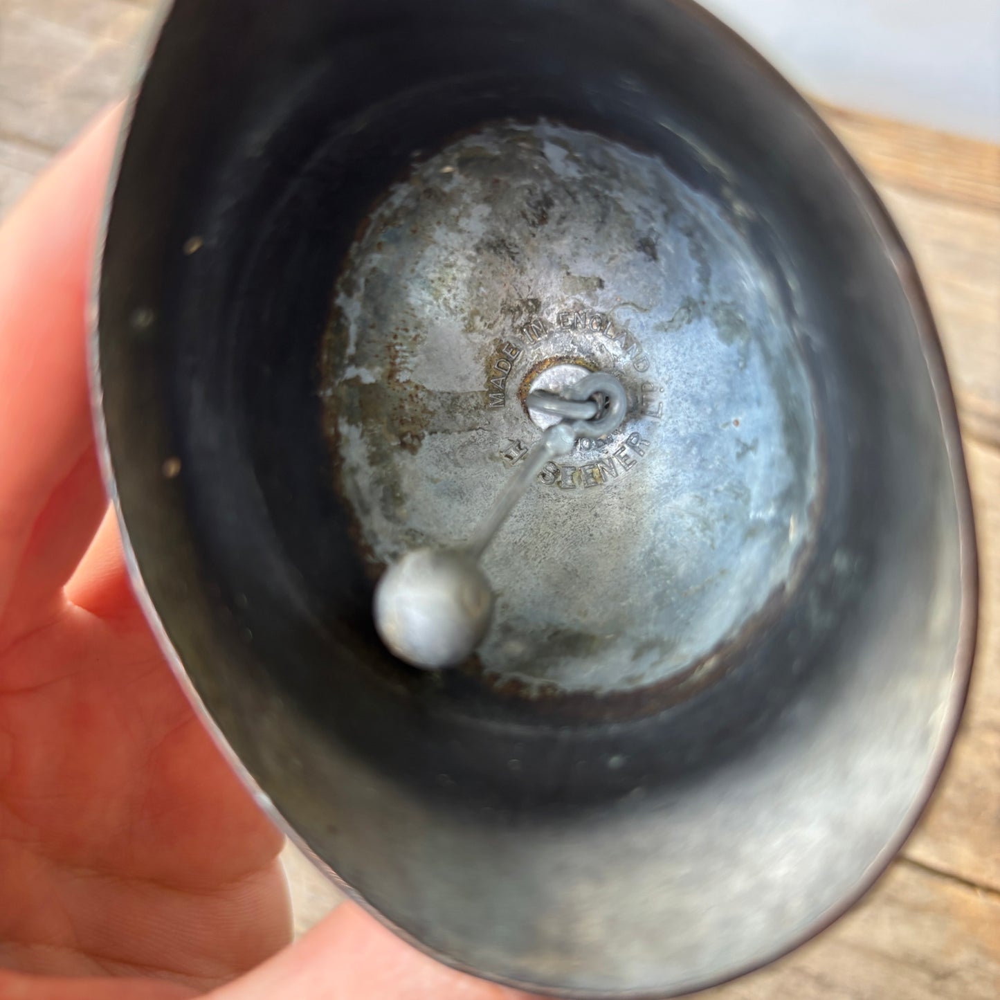 Vintage English Police Helmet Bell