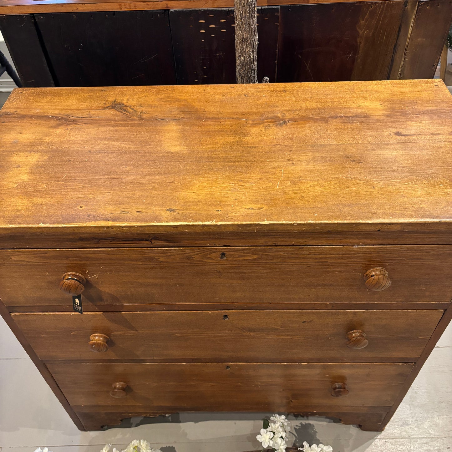 Vintage Chest Of Drawers - Medium Wood