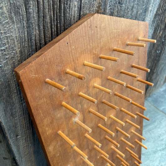 Vintage Wooden Thread Spool Holder