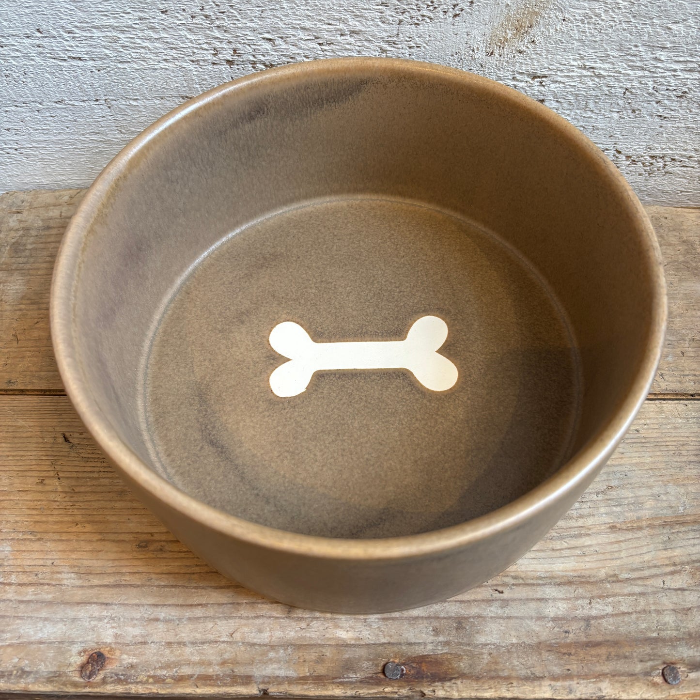 Pottery Pet Bowl - Earth