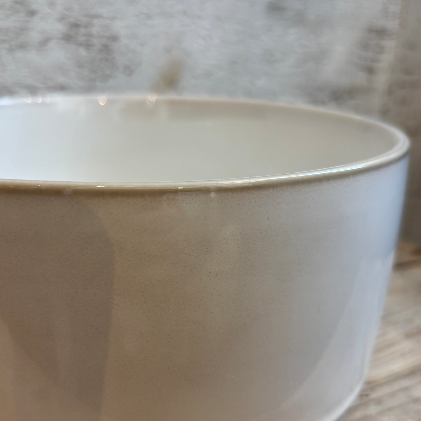 Pottery Pet Bowl - White