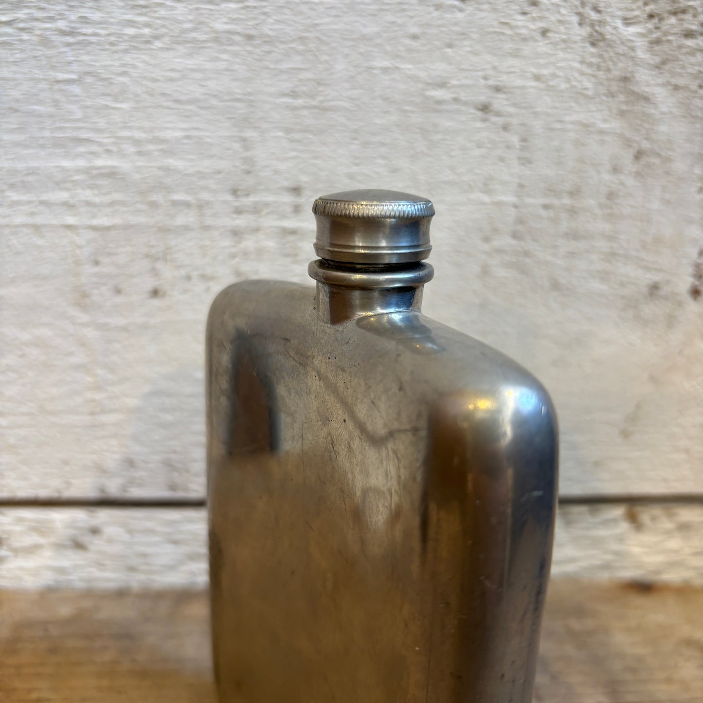 Vintage Sheffield Pewter Flask