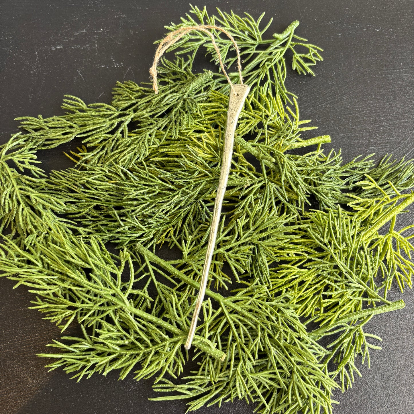 Silver Mercury Glass Icicle Ornament