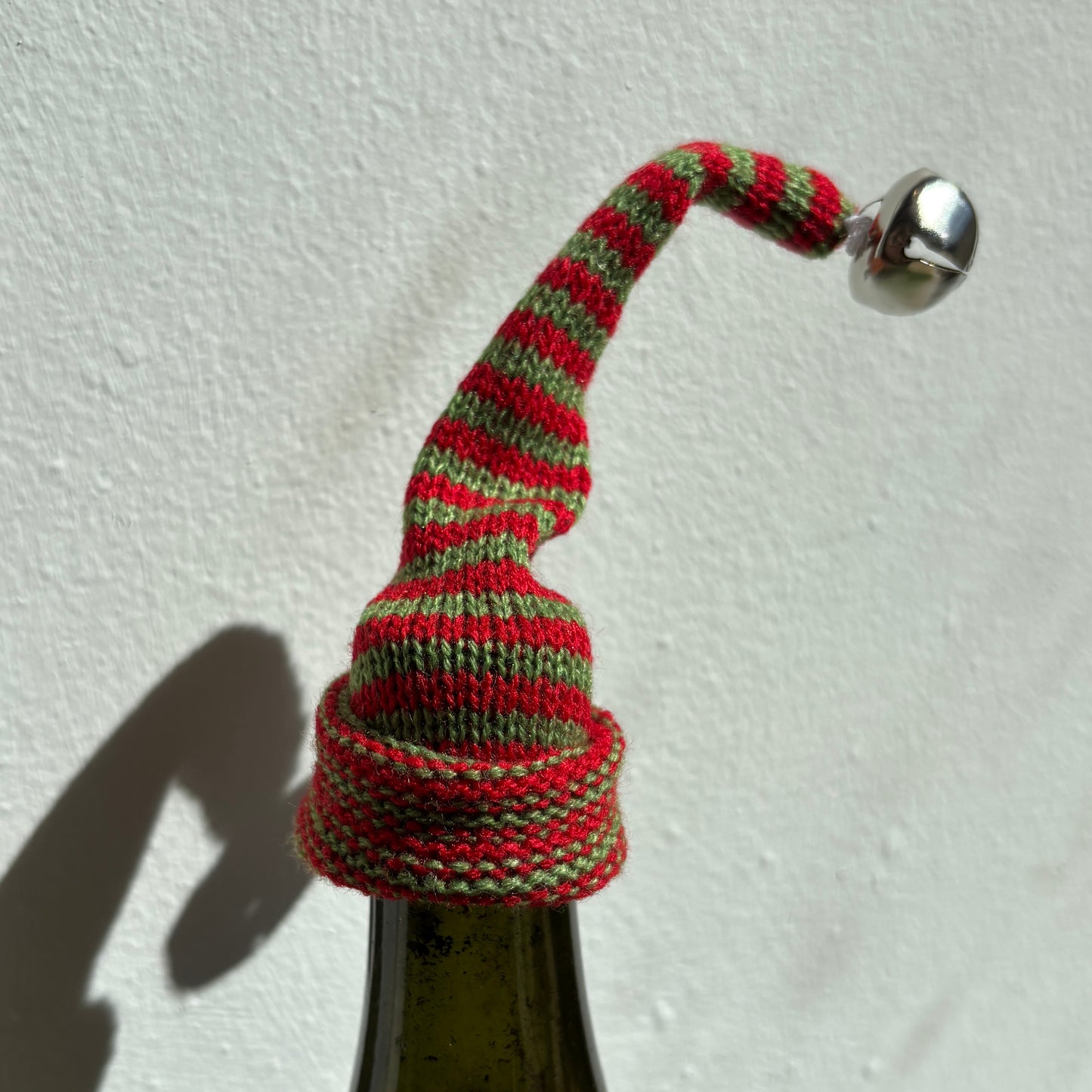Knit Hat Wine Bottle Topper