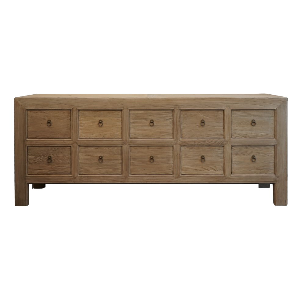 Reid 10 Drawer Reclaimed Wood Sideboard