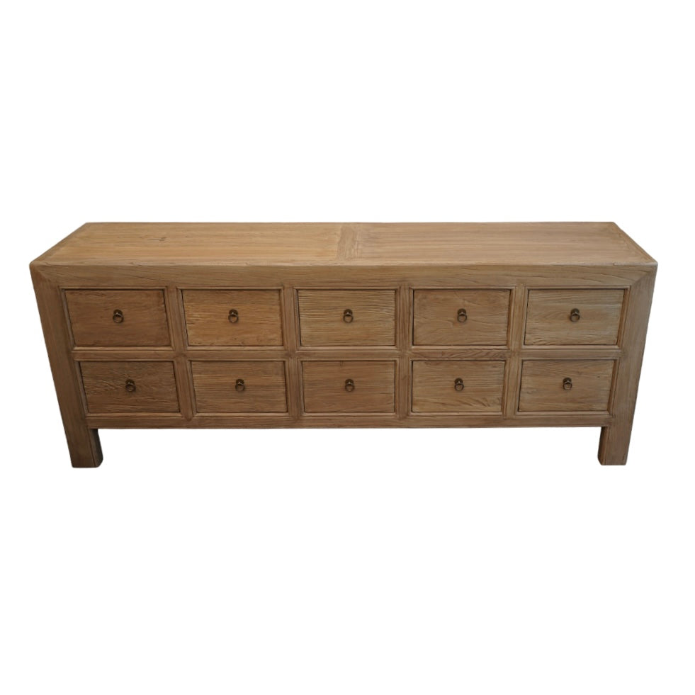 Reid 10 Drawer Reclaimed Wood Sideboard