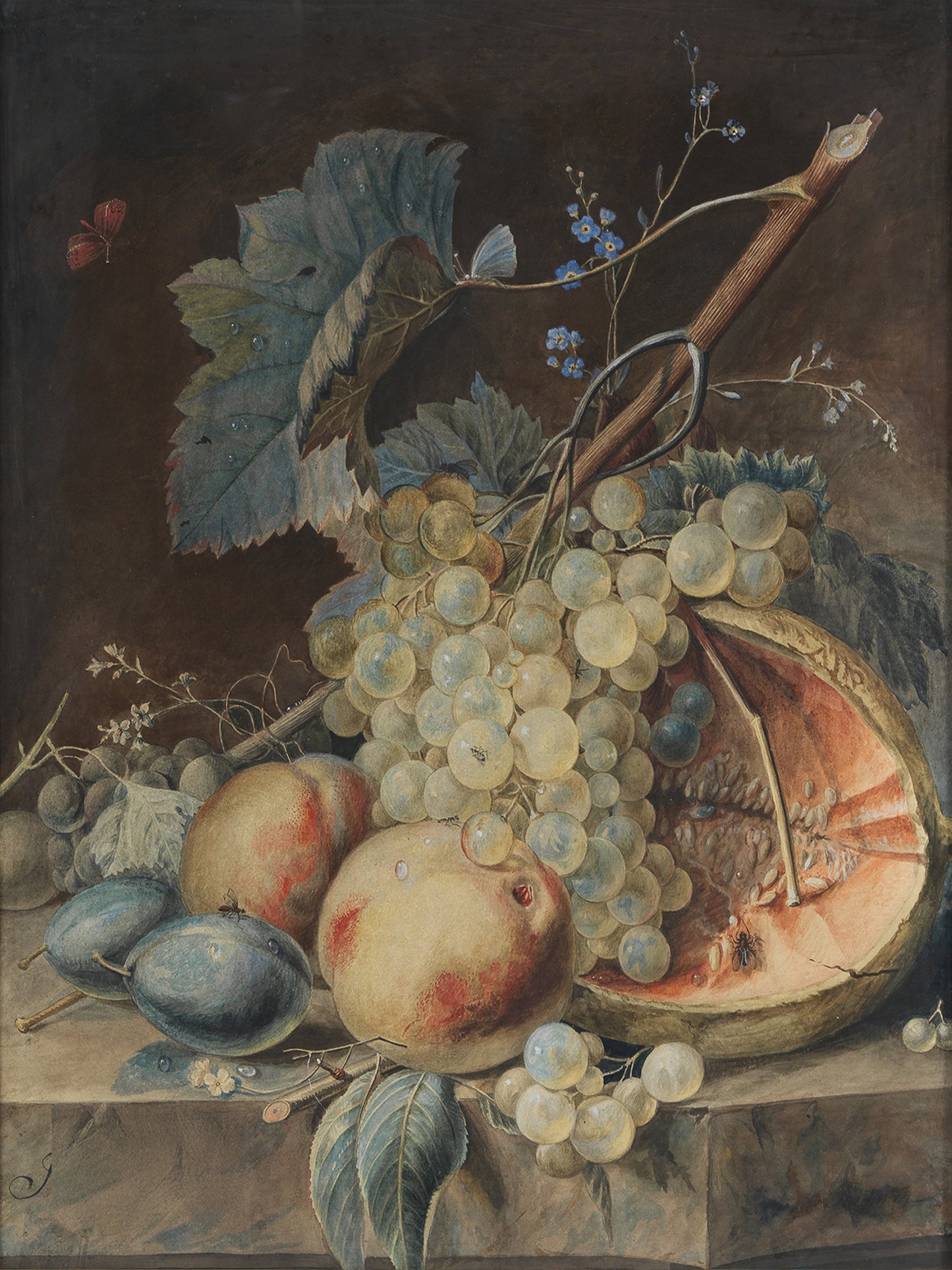 SECRETS DU JARDIN-2, VINTAGE FRAME