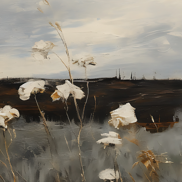 Vintage Print - Dark Fields
