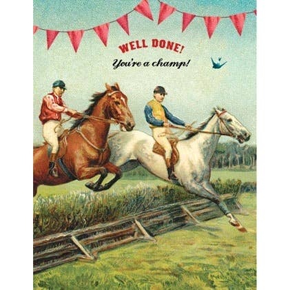 Card: Well Done You're a Champ!