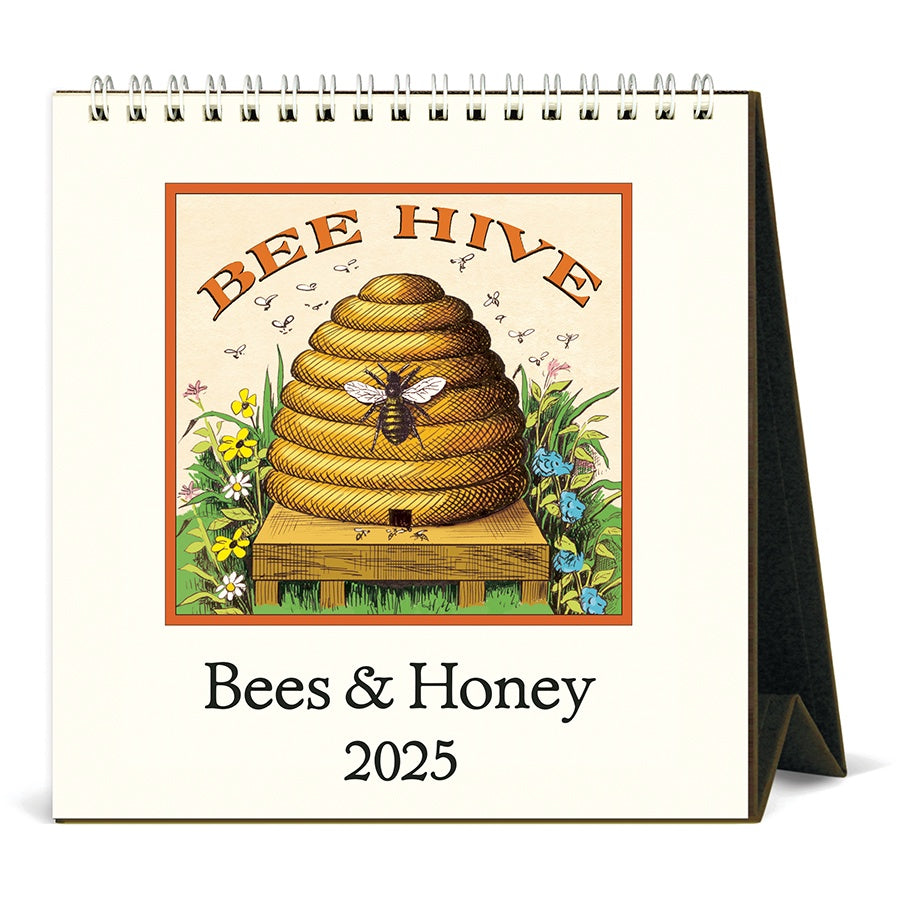 Bees & Honey Desk Calendar 2025 TIN BARN MARKET