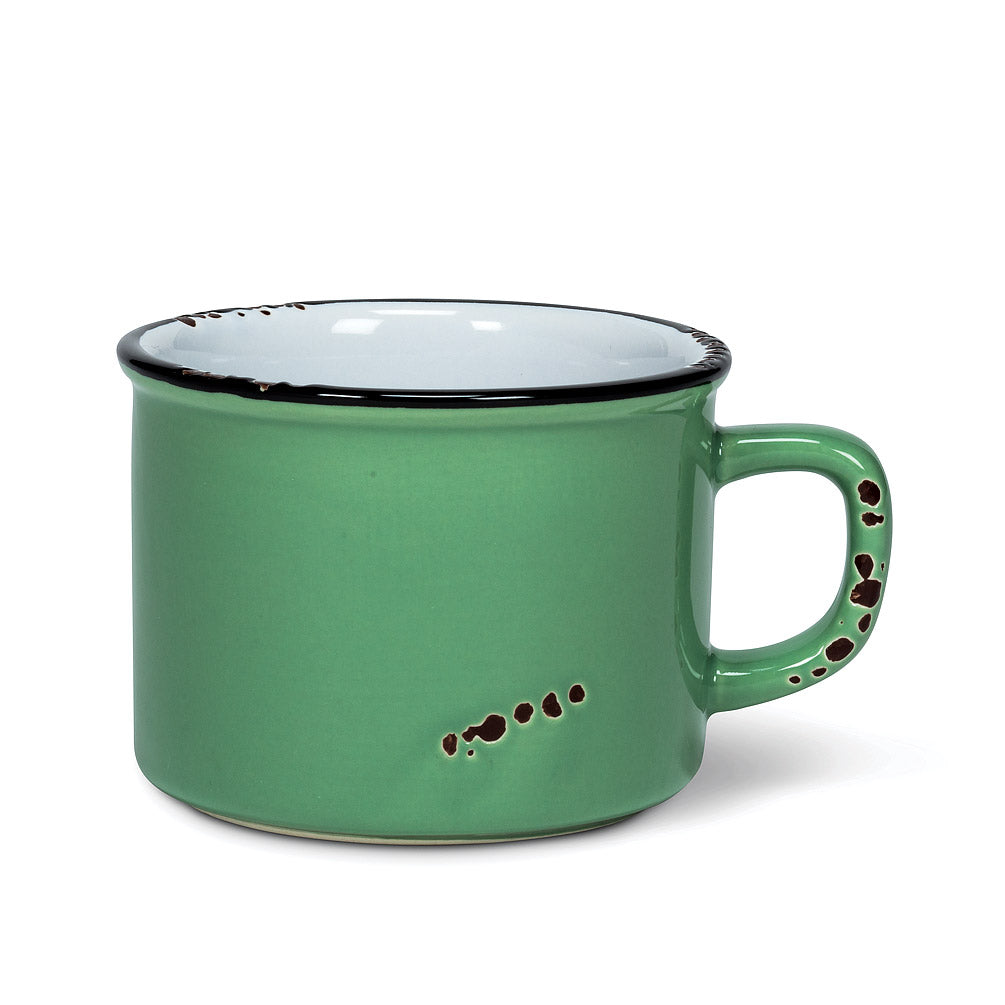 Enamel Look Shave Soap Mug