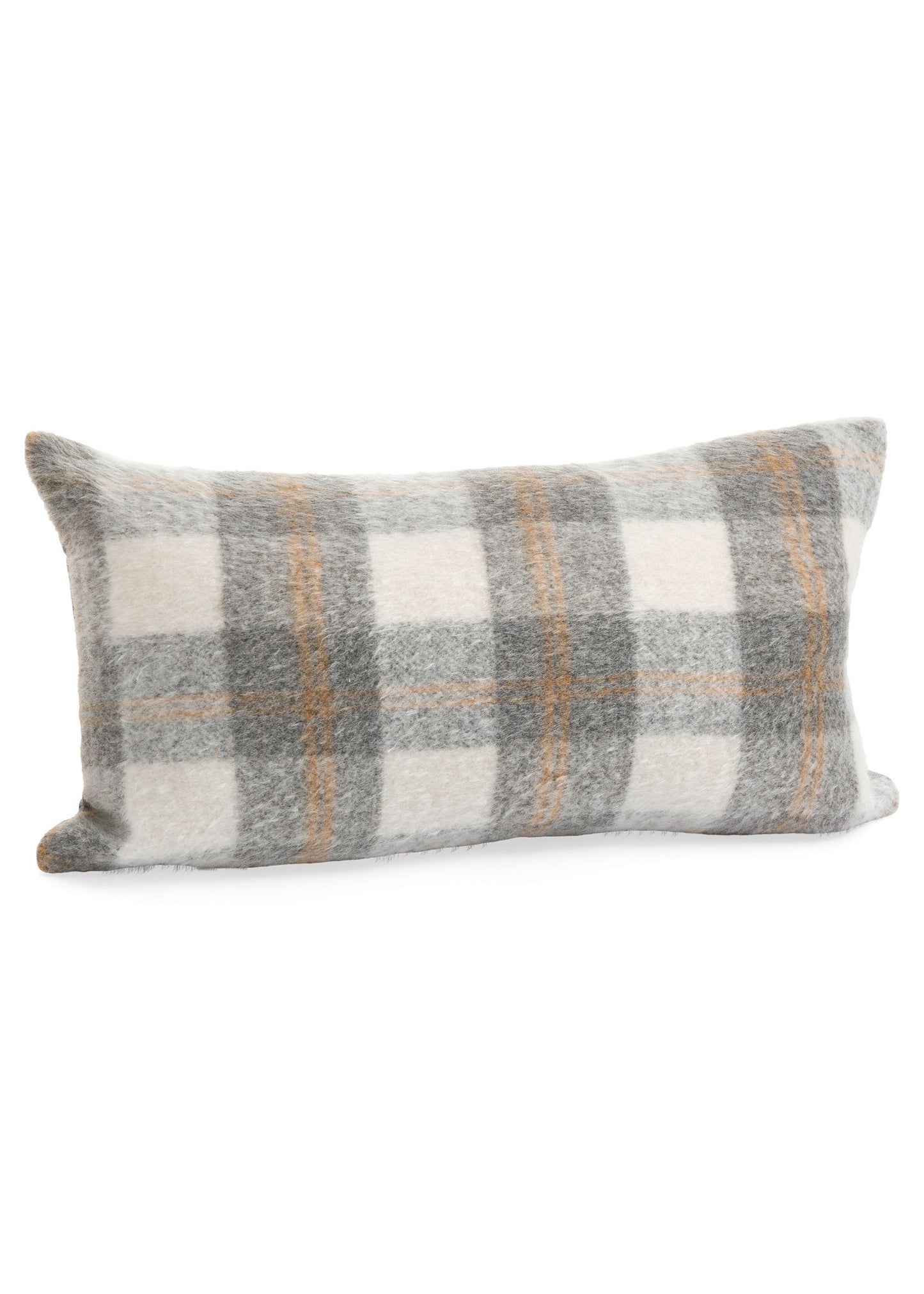 Soft Checkered Pillow - 11 x 21