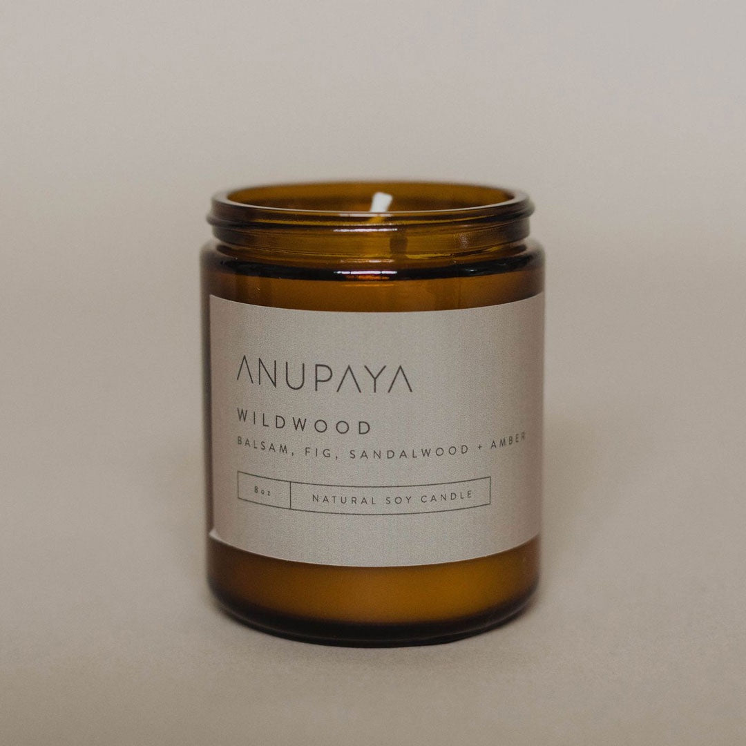 Anupaya Soy Candle Wildwood - 8oz.