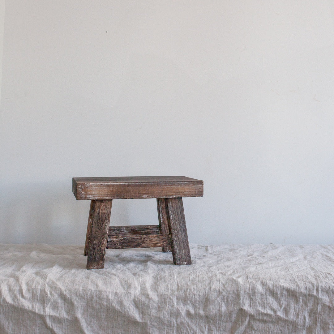 Rustic Display Stool - small