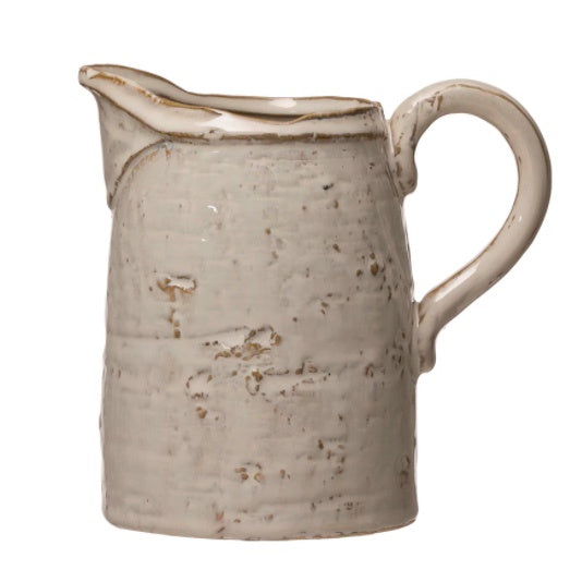 Reactive Glaze Pitcher