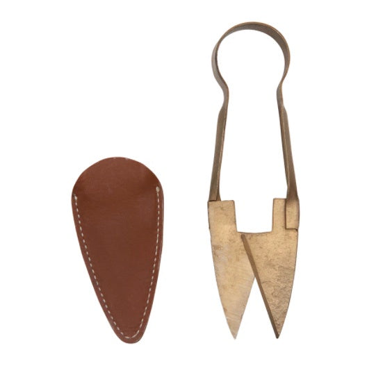 Garden Shears w Leather Pouch