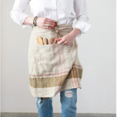 Plaid Half Apron