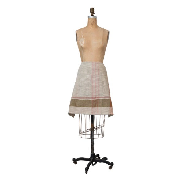 Plaid Half Apron