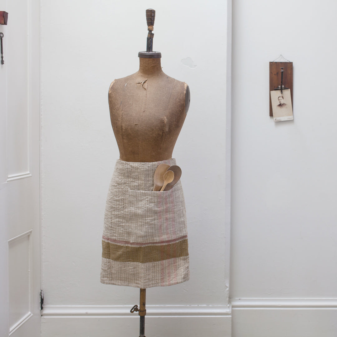 Plaid Half Apron