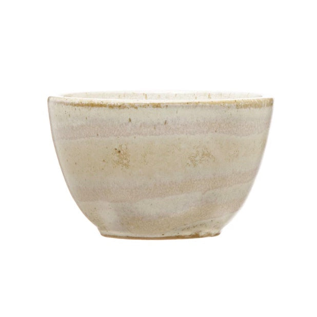 White Stoneware Bowl