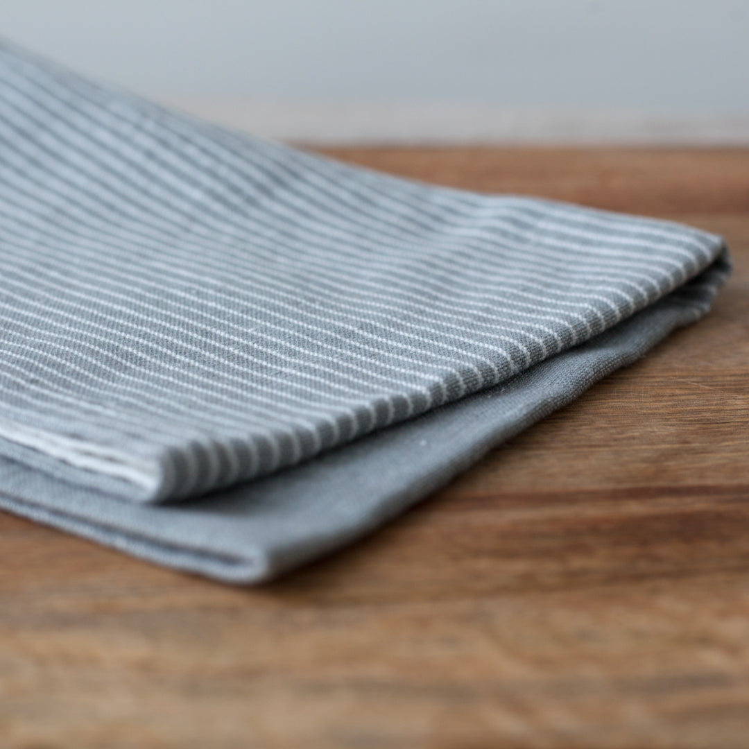 Striped Linen Tea Towel