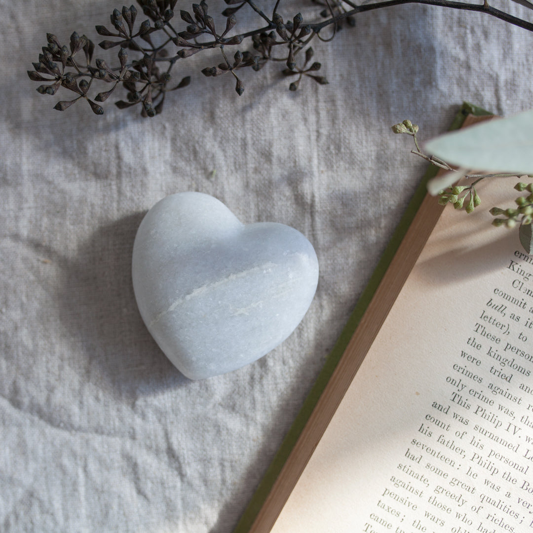 Alabaster Stone Heart