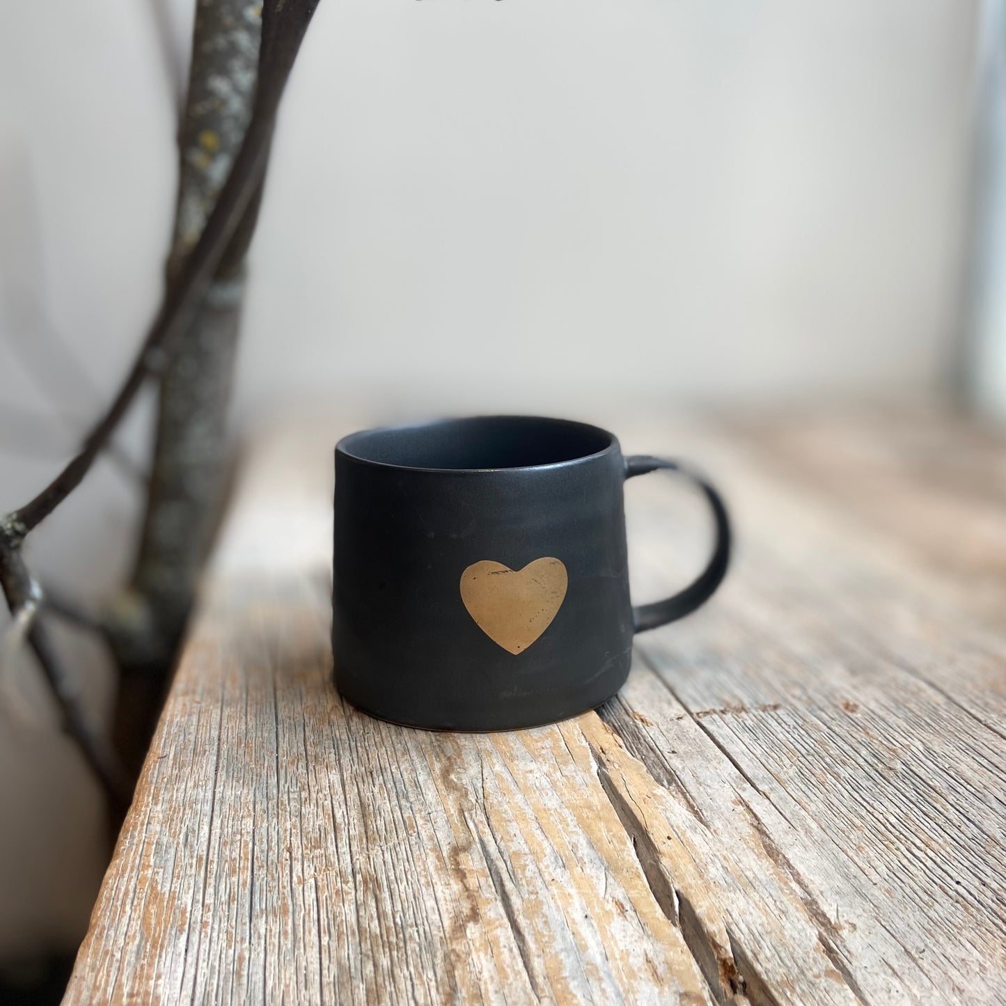 Heart Mug - Black