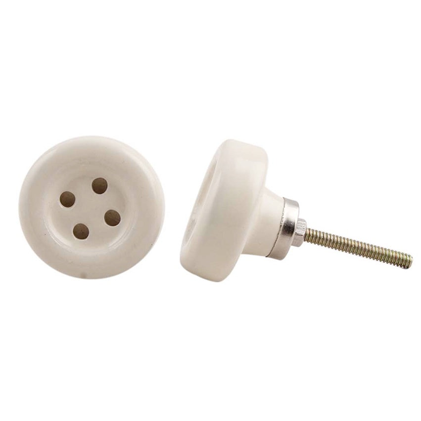 Ceramic Button Knob