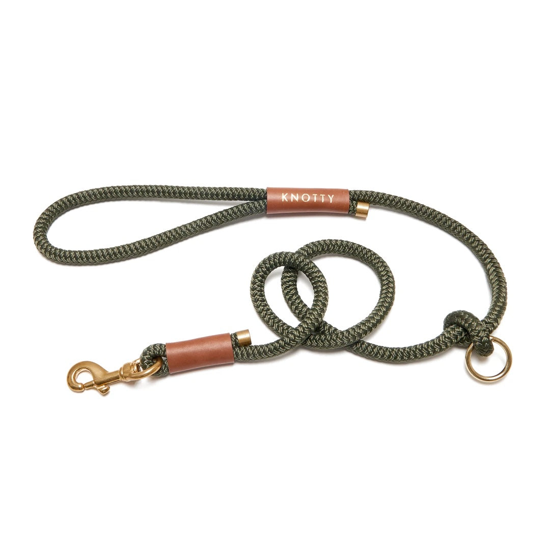 Rope Leash - Olive