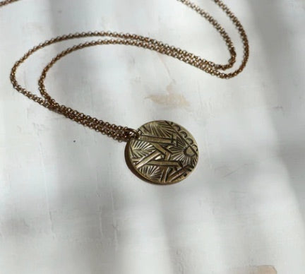 Long Coin Necklace