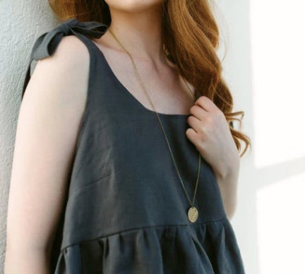 Long Coin Necklace