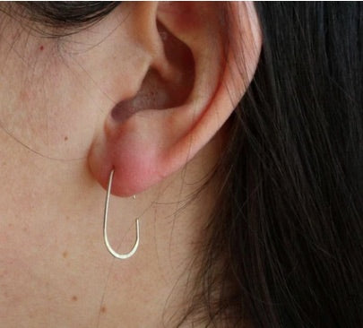Teardrop Threader Earring