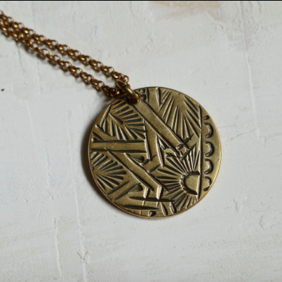 Long Coin Necklace