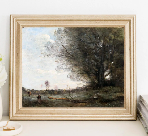Vintage Print - Oak Tree