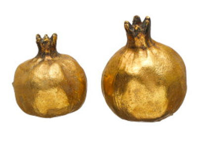 Gold Resin Pomegranate