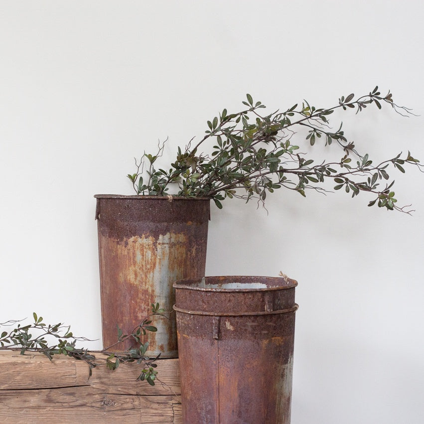 Sap Bucket - Lg, Rusty finish