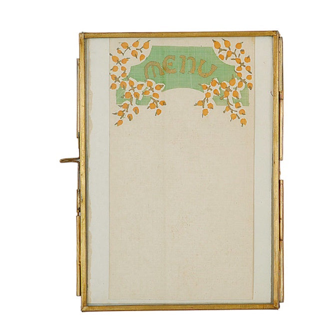 Brass + Glass Frame - Standing - Vertical