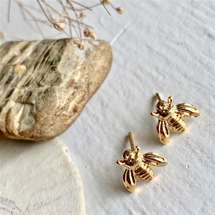Honeybee Stud Earring
