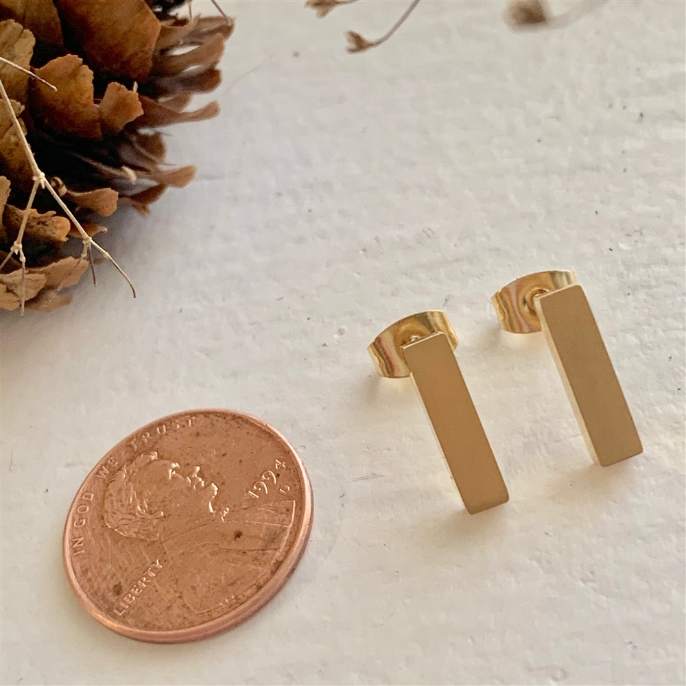 Monolith Stud Earring