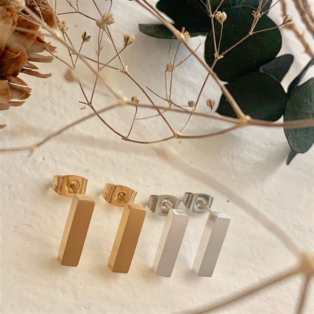 Monolith Stud Earring