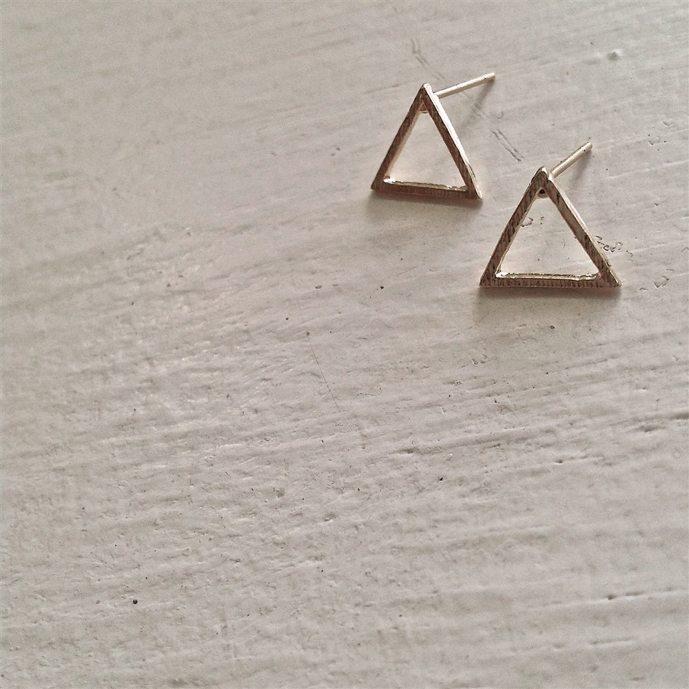 Triangle Stud Earrings