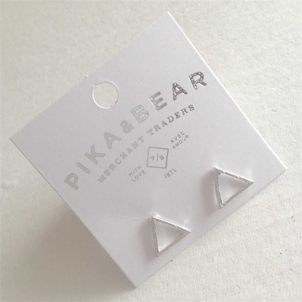Triangle Stud Earrings